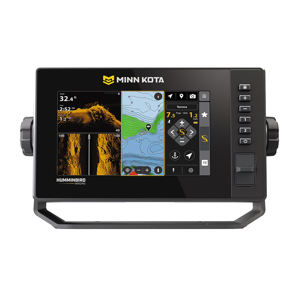 Minn Kota X7 CMSI VX 7 GPSFishfinder wTransom Mount Transducer 4124201VX