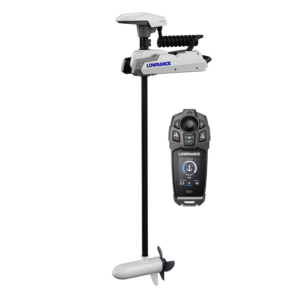 Lowrance Scout Trolling Motor  SW  24V  54 Shaft wGPS  Freesteer Remote 00016270001
