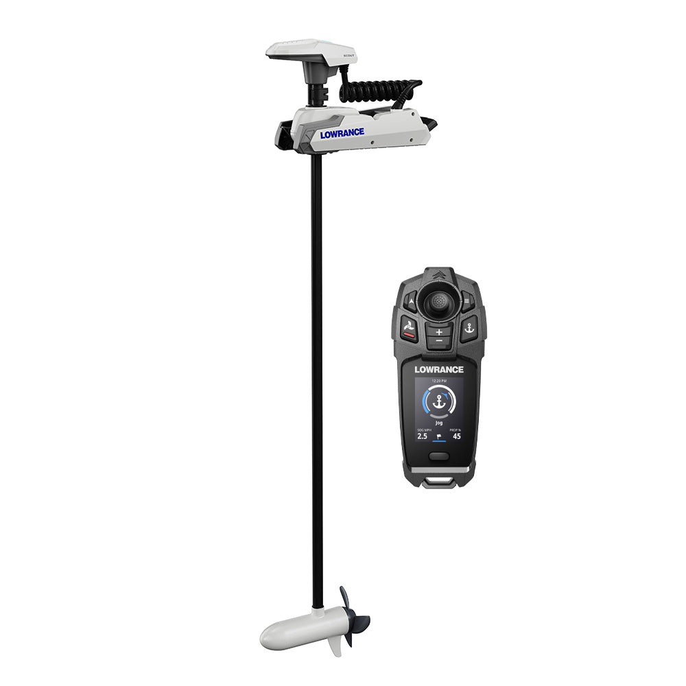 Lowrance Scout Trolling Motor  SW  24V  72 Shaft wGPS  Freesteer Remote 00016272001
