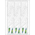 TAC Vanes Arrow Specific Wraps White Size C 4.675 13 pk.
