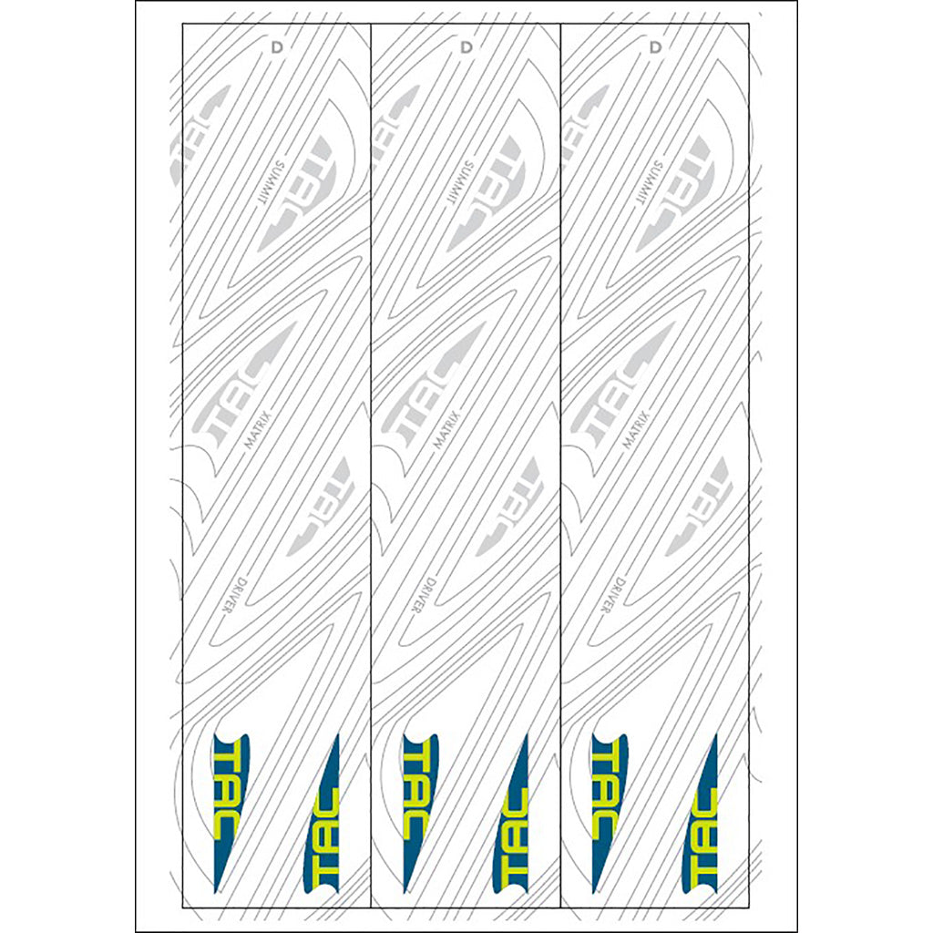 TAC Vanes Arrow Specific Wraps White Size D 4.675 13 pk.