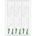TAC Vanes Arrow Specific Wraps White Size D 4.675 13 pk.