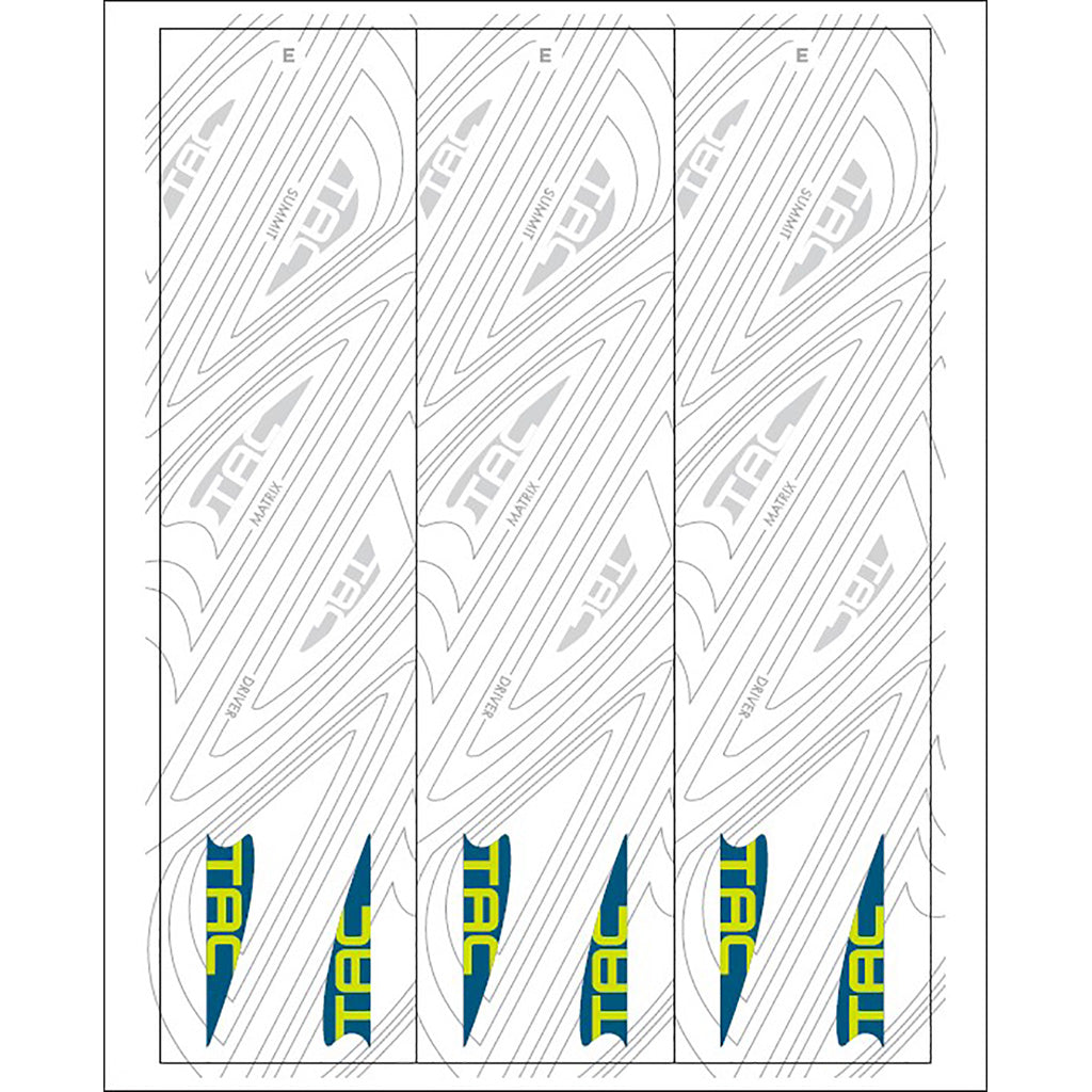 TAC Vanes Arrow Specific Wraps White Size E 4.675 13 pk.