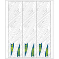 TAC Vanes Arrow Specific Wraps White Size H 5.5 13 pk.