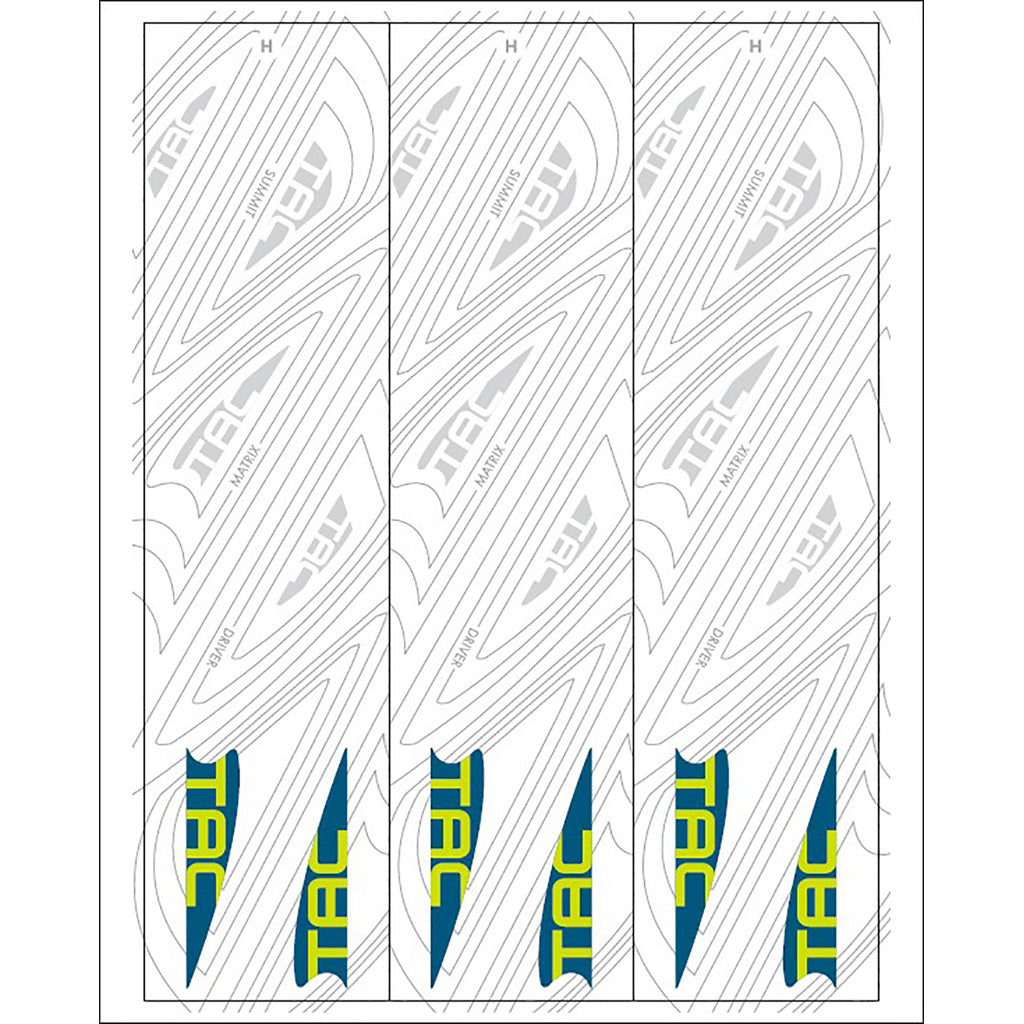 TAC Vanes Arrow Specific Wraps White Size H 5.5 13 pk.