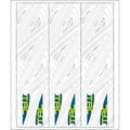 TAC Vanes Arrow Specific Wraps White Size I 5.5 13 pk.