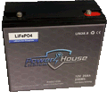 PowerHouse Lithium 12V 20Ah Deep Cycle Battery