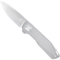 CobraTec Prodigy Titanium M390 DNS BLock Knife Folding Blade Silver
