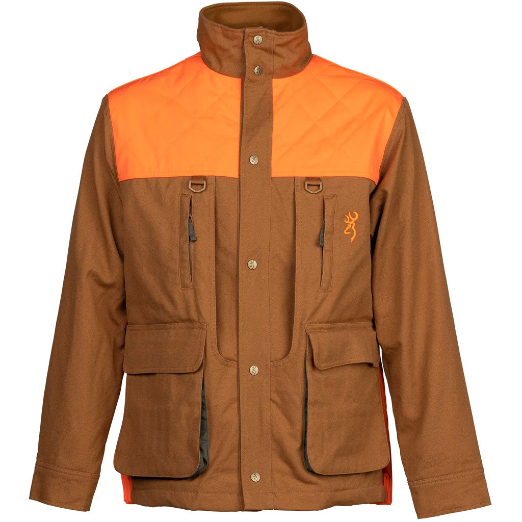 Browning Upland Jacket Tan/Blaze Large
