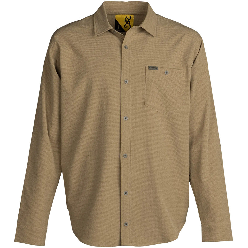 Browning Lightweight Shooting Shirt Tan Medium