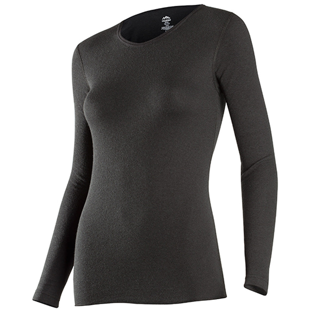 ColdPruf Women's Basic Crew Baselayer Black Small