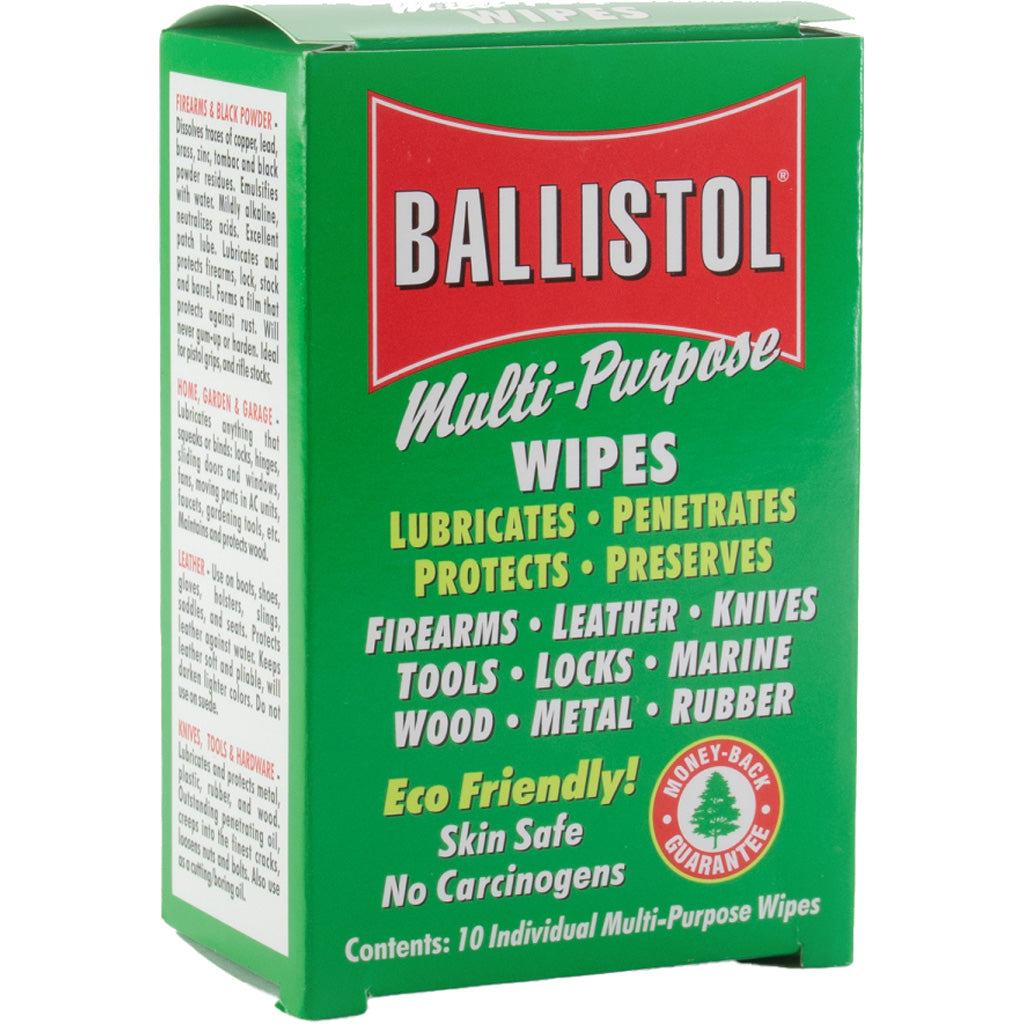 Ballistol Multi-Purpose Oil Wipes 10ct