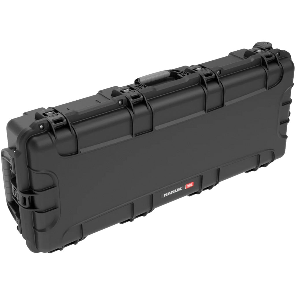 Nanuk Bow Case 991 Black Retractable Wheels and Handle