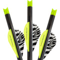 Lumenok Carbon Crossbow Bolts 20 in. Green Moon Nocks 3 pk.