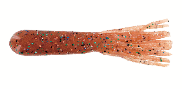 4 SALT TUBE CRAWFISH GRN FLAKE 8PK