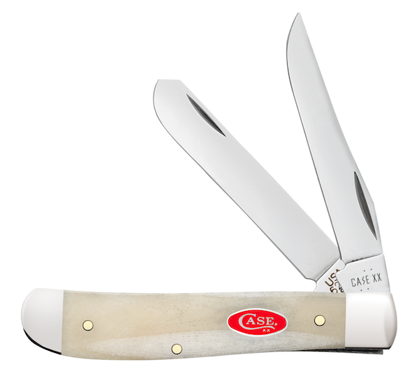 CASE M TRAPR 31/2" 2BL NAT BONE