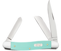 CASE MED STKM 3BL 33/8" SEAFOAM GRN G10
