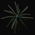 Burtek Tackle Jerkin Urchin 25MM Dark Green Pumpkin Blue Flake