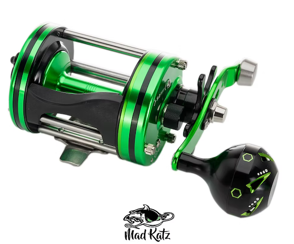 MADKATZ GENESIS 6750 CATFISH CAST REEL GREMLIN