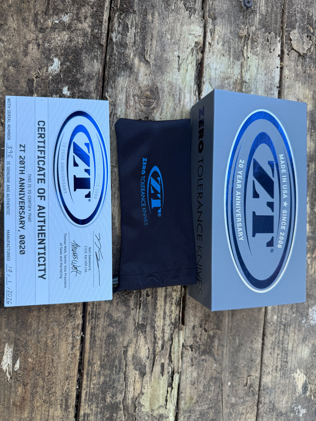 Zero Tolerance 0020 20 Year Anniversary Knife Super Limited Run!