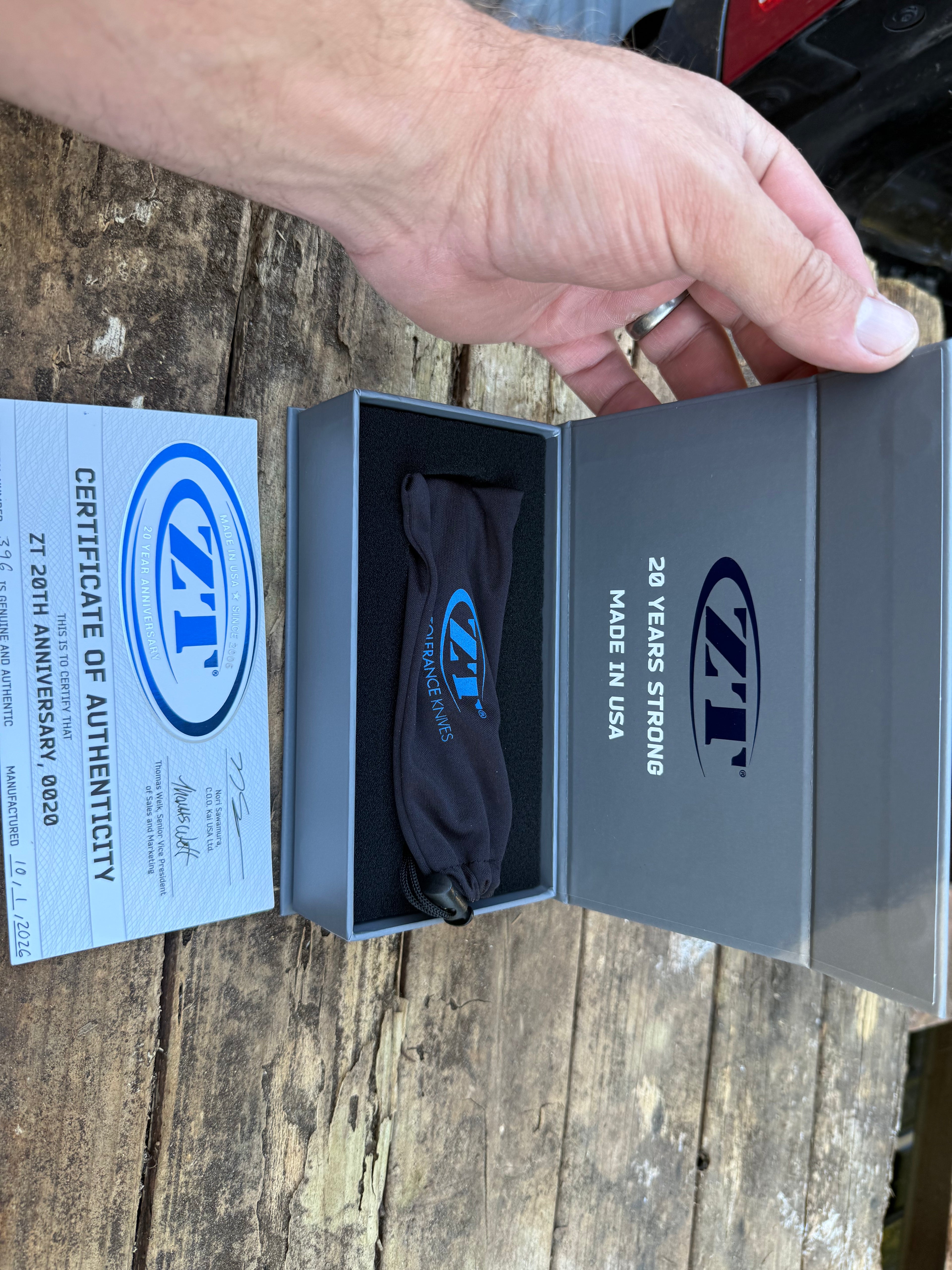 Zero Tolerance 0020 20 Year Anniversary Knife Super Limited Run!