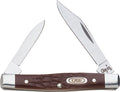CASE SMALL PEN 2BLD 2 5/8" BROWN