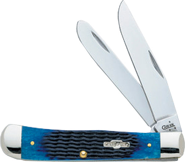 CASE TRAPPER 2BLD 41/8" BLUE BONE