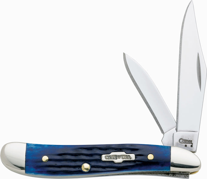 CASE PEANUT 2BLD 2 7/8" BLUE BONE