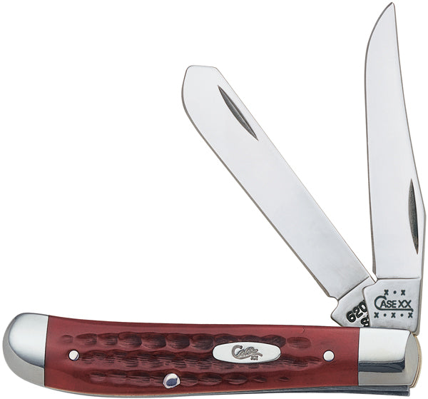 CASE MINI TRAPPER 2BLD 3.5" RED BONE
