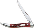 CASE SM TEXAS TPICK 1BLD 3" RED BONE