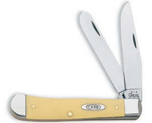 CASE TRAPPER 2BLD 4 1/8" YELLOW