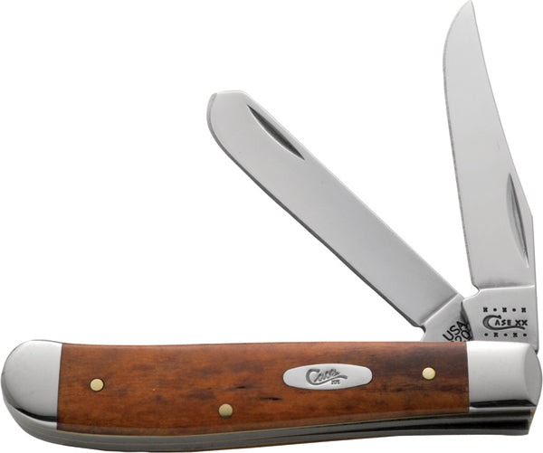 CASE TRAPPER 2BL 3.5" CHESTNUT BONE
