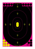 BC SNC 12 X 18 OVAL PINK SIL.