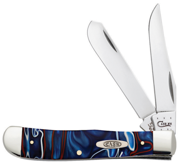 CASE TRAPPER 2BL 41/8" PATRIOTIC