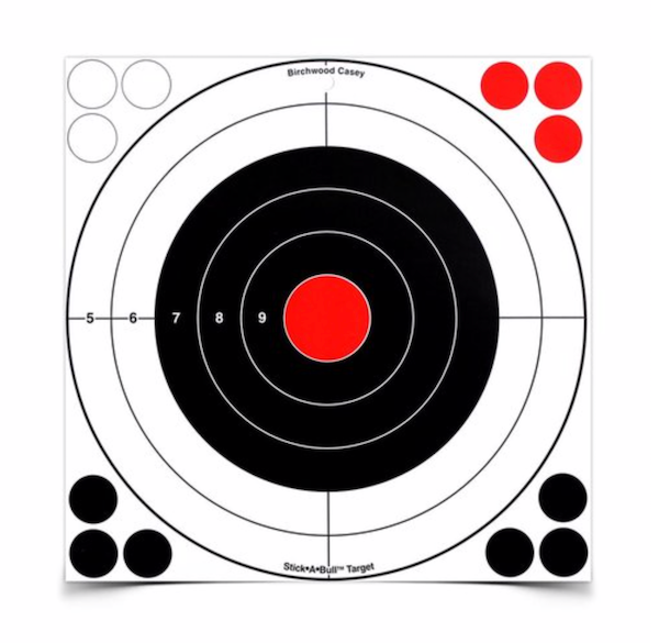 BC STICK-A-BULL 12 BULL'S-EYE 5PK