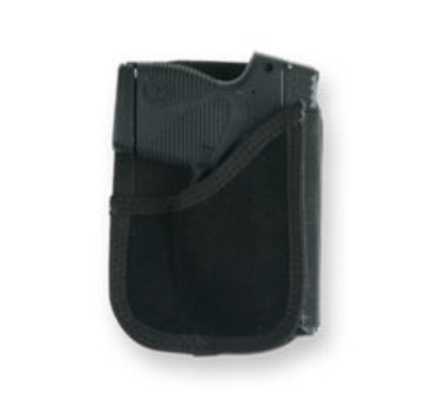 BDOG BLACK NYLON /LEA WALLET HOLSTER MINI 22, 25, 380 AUTOS