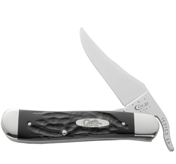 CASE RUSSLCK 1BL 41/8" ROUGH BLK