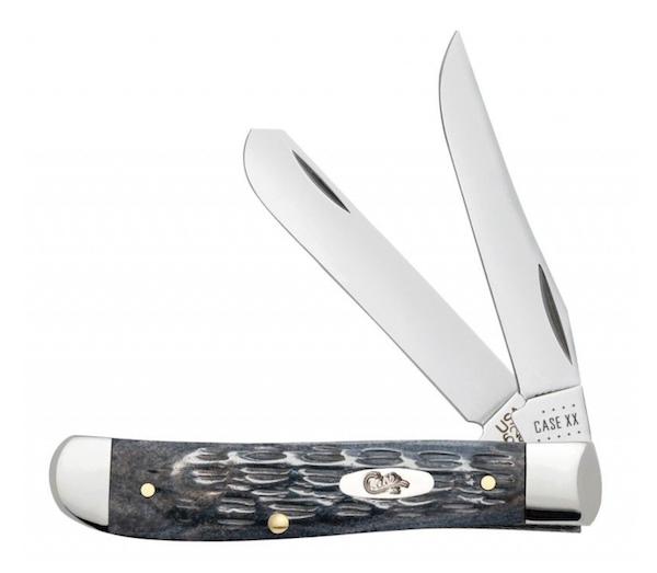 CASE MINI TRAPR 31/2" 2BL GRAY BONE