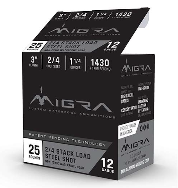 MIGRA WTRFWL STEEL 12G 3" 2-BB 25B