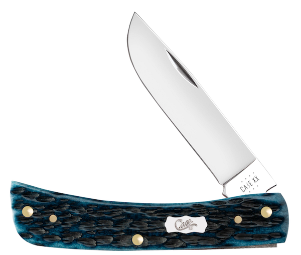 CASE SOD BSTR JR 1BL 35/8" MEDITERRANEAN BLUE