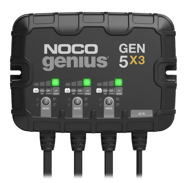 NOCO 3-BANK 5A ONBOARD BATT CHARGR