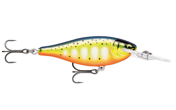 SHAD RAP ELITE 75 GILDED HOT STEEL