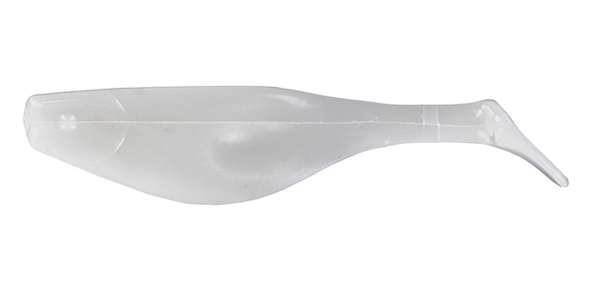 3 SHAD / WHITE (10 PACK)