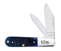 CASE ROGERS JIG BARLOW 33/8" 2BL NAVY BLUE BONE