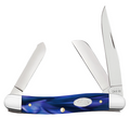 CASE M STKMN 31/4" 3BL BLUE PRL