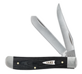CASE MINI TRAPPER 31/2" 2BL BLACK MICARTA®