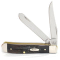 CASE MINI TRAPPER 31/2" 2BL JIGGED BUFFALO HORN