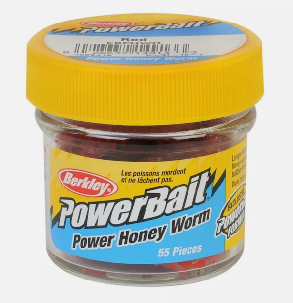 BERK POWERBAIT POWER HONEY WORM RED
