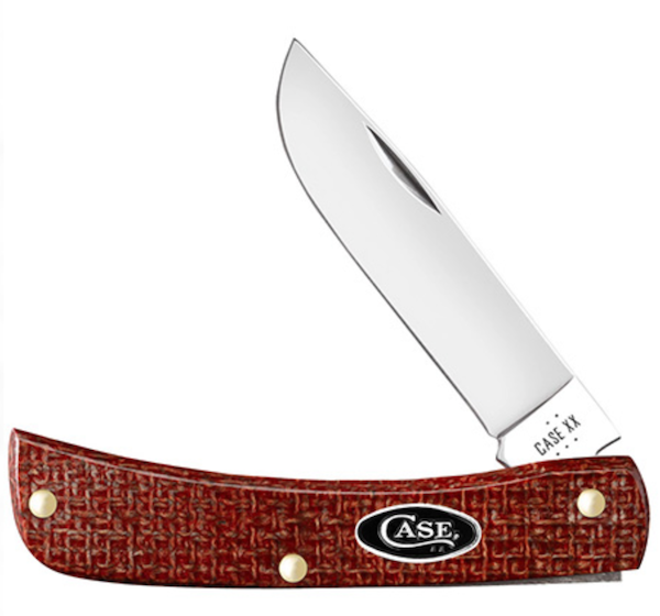 CASE S BSTR JR 1BL 35/8" D RED BLAP