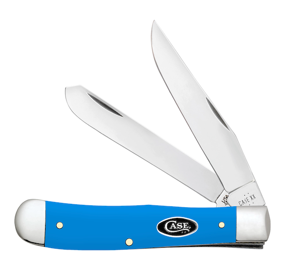 CASE TRAPPER 2BL 41/8" LT BLUE SYN
